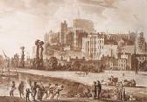 Windsor Terrace Looking Westward by Paul Sandby