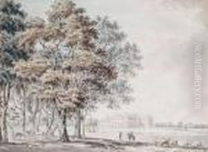 View Of Wynnstay, The Seat Of Sir Williamwynn by Paul Sandby