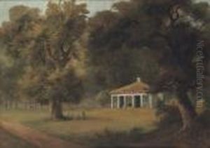 View Of A Pavilion In A Glade