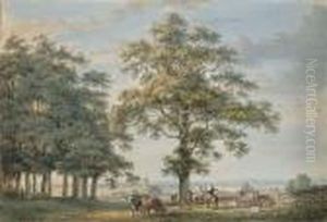 Woolwich From The Conduit Hill, The Thames Beyond