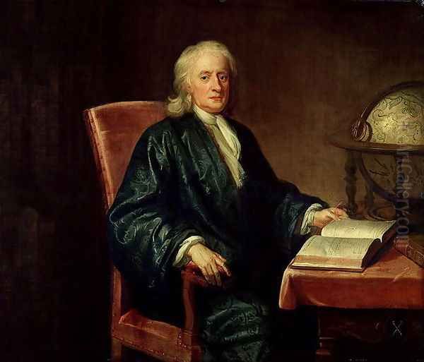 Portrait of Isaac Newton 1642-1727, c.1726 - view 1