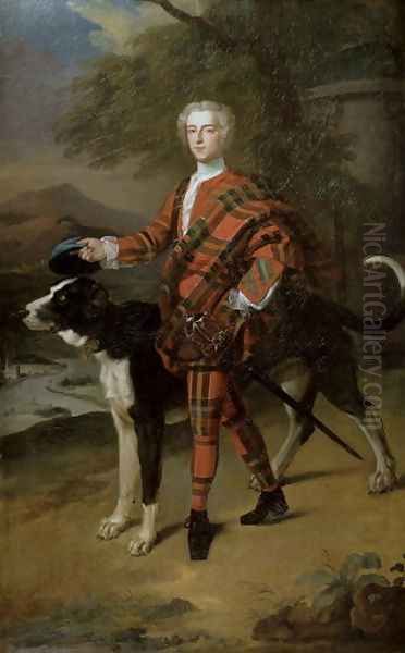 Portrait of John Campbell 1696-1782 Lord Glenorchy, Later 3rd Earl of Breadalbane, 1720s - view 1