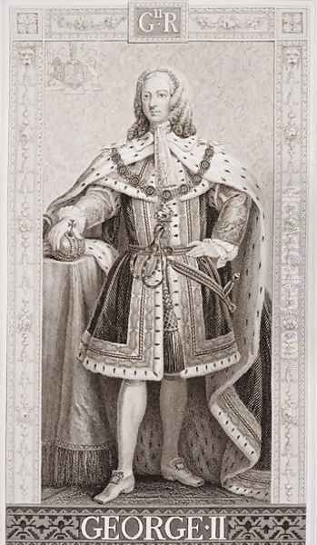 George II 1683-1760 from Illustrations of English and Scottish History Volume II - view 1