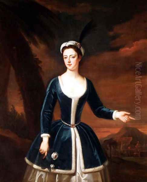 Portrait of Mary Slingsby in an Eastern Landscape - view 1