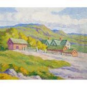 Farm & Hills by Sven Birger Sandzen