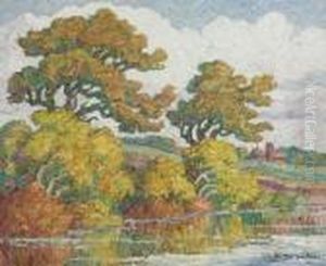 Willow And Cottonwood, Smoky Hill River Willow And Cottonwood, Smoky Hill River