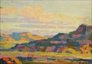 In The Painted Desert - Arizona - 1915 by Sven Birger Sandzen
