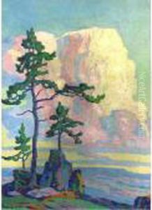 Colorado Pines by Sven Birger Sandzen