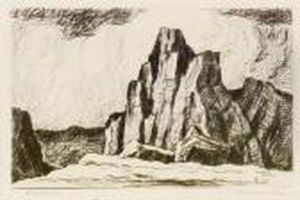 Rocks And Clouds by Sven Birger Sandzen