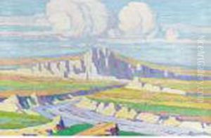 Western Landscape by Sven Birger Sandzen