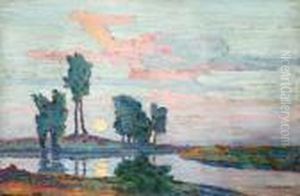Sunrise By The Coast by Sven Birger Sandzen