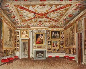 The Presence Chamber, Kensington Palace, from The History of the Royal Residences, engraved by Daniel Havell 1785-1826, by William Henry Pyne 1769-1843, 1819
