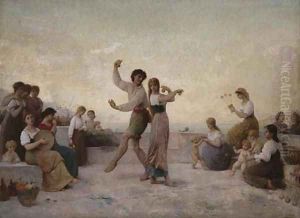 Dancing on the terrace