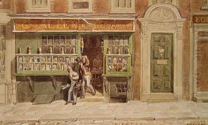 Colourmans Shop, St Martins Lane, 1829