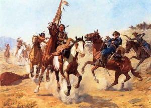 The Silenced War Whoop by Charles Schreyvogel