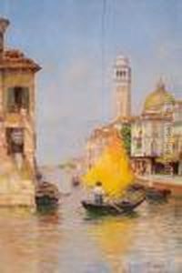 Scorcio Di Venezia by Rubens Santoro