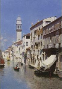 Venetian Canal by Rubens Santoro