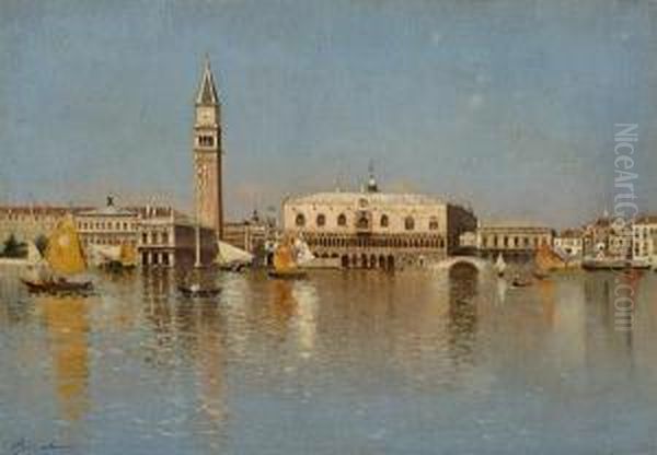 The Grand Canal, Venice by Rubens Santoro