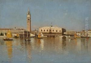 The Grand Canal, Venice by Rubens Santoro