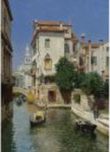 A Sunny Afternoon On A Venetian Canal A Sunny Afternoon On A Venetian Canal