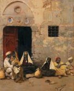 Pause Devant La Maison by Rubens Santoro