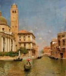 San Geremia, With Palazzo Labia, Venice by Rubens Santoro