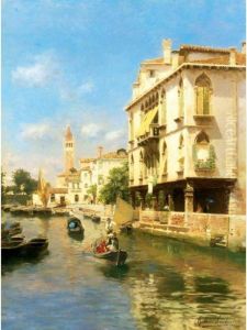 Canale Della Guerra, Venice by Rubens Santoro