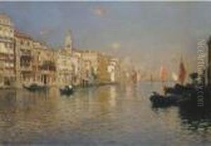 Venezia, Il Canal Grande by Rubens Santoro