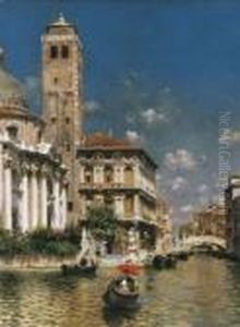 San Geremia, With Palazzo Labia, Venice by Rubens Santoro