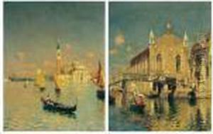 Campo Della Misericordia And S.giorgio Maggiore, Venezia, A Pair