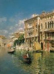 A Gondola Ride, Venice by Rubens Santoro