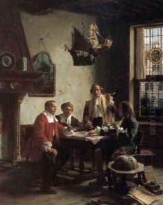 The Geographers by Albert Friedrich Schroder