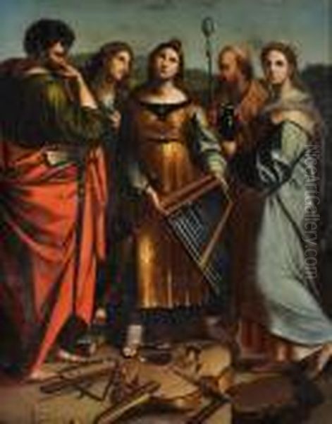 Religious Group "st. Cecile" - view 1