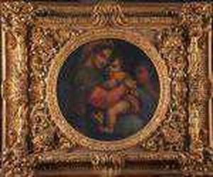 Madonna And Child With The Infant St John