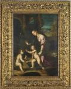 La Vergine Con Il Bambino E San Giovannino by Raphael