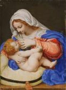 Vierge A L'enfant Au Poussin Vierge A L'enfant Au Poussin