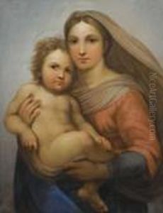 "die Sixtinische Madonna". by Raphael