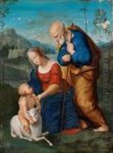 Die Heilige Familie / La Sacra Famiglia by Raphael