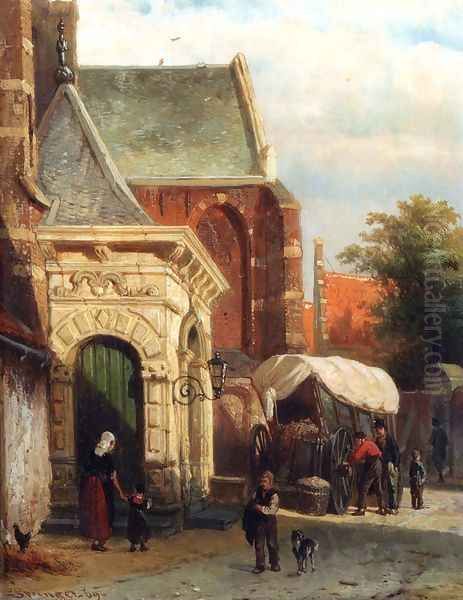 A View Of The South Entrance Of The St. Pancras Church, Enkhuizen - view 1