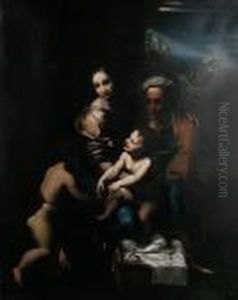 The Holy Family, Or 'the Pearl' by Raphael