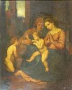 The Holy Family And Saint Elizabeth by Raphael