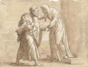 The Meeting Of Joachim And Anna At The Golden Gate