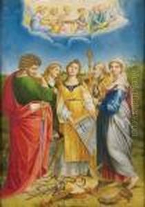 St. Cecilia With Saints by Raphael