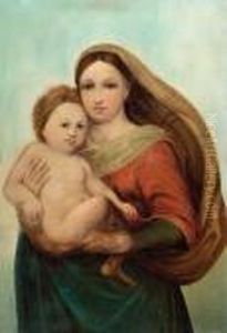 Die Sixtinische Madonna by Raphael