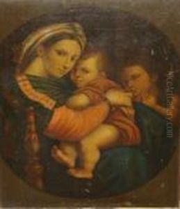 Madonna And Child With St.john by Raphael