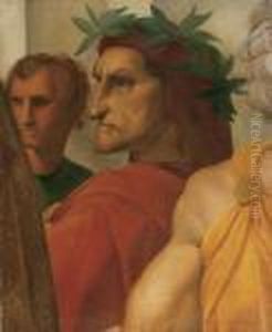 Portrait Of Dante Allighiere From The Painting Of The Dispute Of The Blessed Sacrament