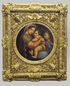 Madonna Della Sedia, Oil On Canvas