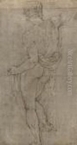 Homme Nu, Vu De Dos by Raphael