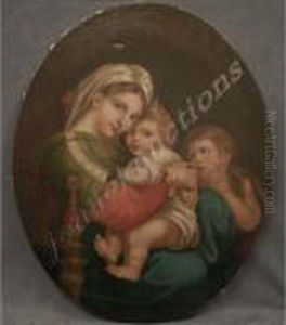Madonna Of Thechair by Raphael