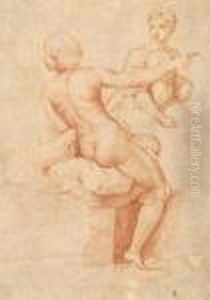 Omphale And Another Female Figure by Raphael